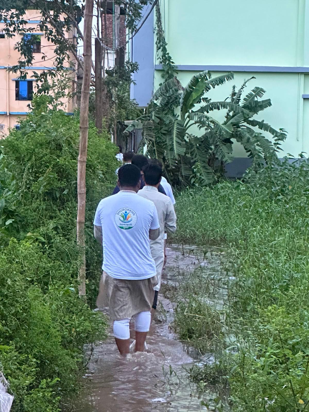 Shurokkha Distributes Meals to Nearly 300 Flood-Affected People in Chattogram